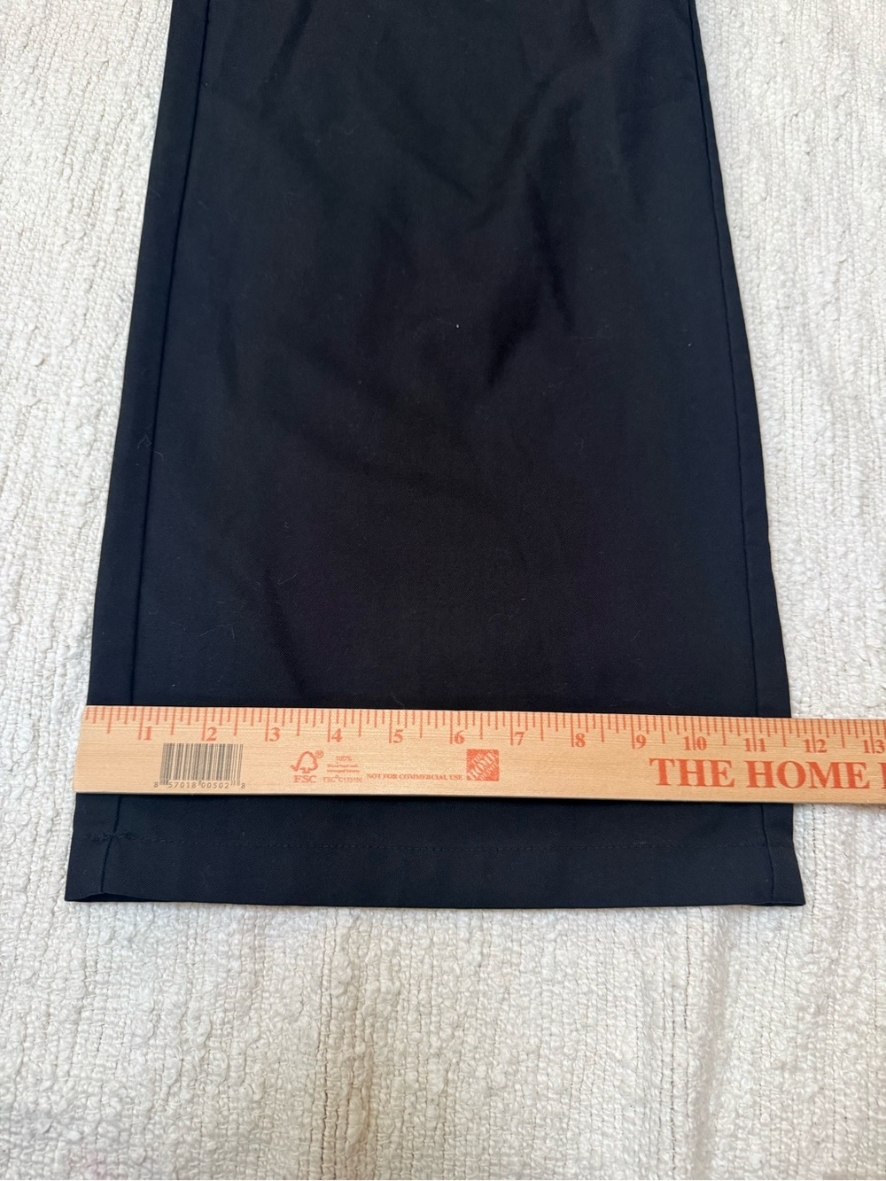 CIDER High Waisted Pleated Black Wide Leg Trousers Pants Size Large - Picture 3 of 7